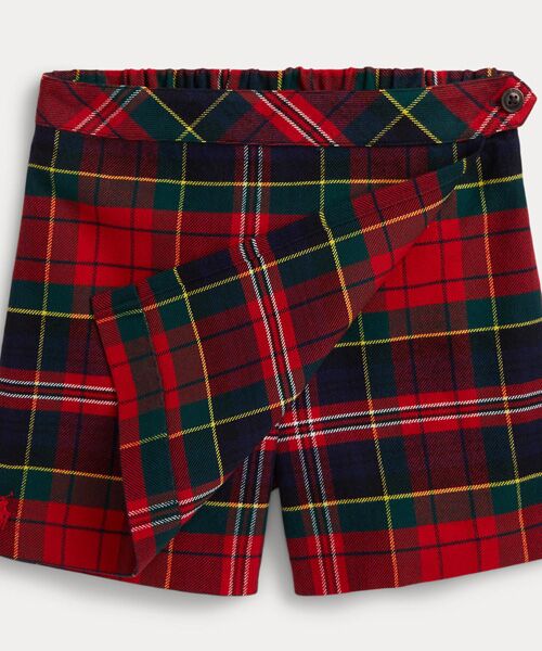 POLO RALPH LAUREN / ポロ ラルフ ローレン ミニ・ひざ丈スカート | (ガールズ 2才～6才)チェック フェイクラップ コットン フランネル スコート | 詳細5