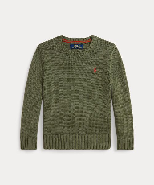 POLO RALPH LAUREN / ポロ ラルフ ローレン ニット・セーター | (ボーイズ 2才~7才)コットン クルーネック セーター | 詳細1