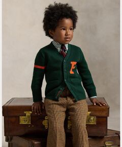 POLO RALPH LAUREN / ポロ ラルフ ローレン カーディガン・ボレロ | (ボーイズ 2才～7才)コットン Vネック レター カーディガン