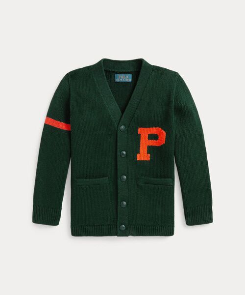 POLO RALPH LAUREN / ポロ ラルフ ローレン カーディガン・ボレロ | (ボーイズ 2才～7才)コットン Vネック レター カーディガン | 詳細1