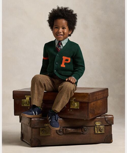 POLO RALPH LAUREN / ポロ ラルフ ローレン カーディガン・ボレロ | (ボーイズ 2才～7才)コットン Vネック レター カーディガン | 詳細3