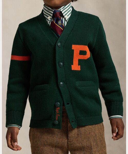 POLO RALPH LAUREN / ポロ ラルフ ローレン カーディガン・ボレロ | (ボーイズ 2才～7才)コットン Vネック レター カーディガン | 詳細4