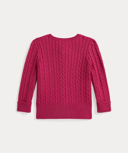 POLO RALPH LAUREN / ポロ ラルフ ローレン ベビー・キッズウエア | (ベビー)ミニケーブル コットン カーディガン | 詳細1
