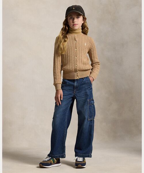 POLO RALPH LAUREN / ポロ ラルフ ローレン カーディガン・ボレロ | (ガールズ 7才～16才)ミニケーブル コットン カーディガン | 詳細3