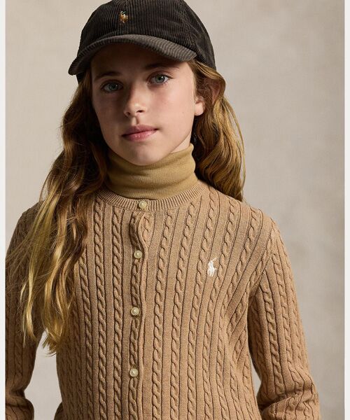 POLO RALPH LAUREN / ポロ ラルフ ローレン カーディガン・ボレロ | (ガールズ 7才～16才)ミニケーブル コットン カーディガン | 詳細4