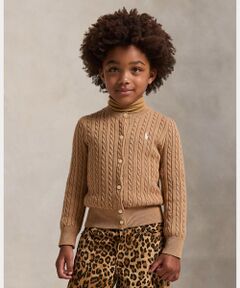 POLO RALPH LAUREN / ポロ ラルフ ローレン カーディガン・ボレロ | (ガールズ 2才～6才)ミニケーブル コットン カーディガン