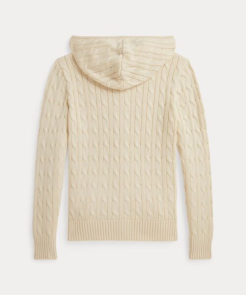 POLO RALPH LAUREN / ポロ ラルフ ローレン ニット・セーター | (ボーイズ 8才~20才)ケーブル コットン フーデッド フルジップ セーター | 詳細2