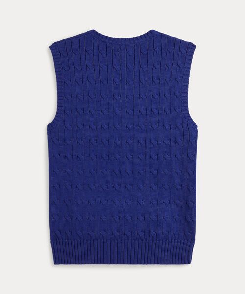 POLO RALPH LAUREN / ポロ ラルフ ローレン ベスト | (ボーイズ 8才～20才)ケーブルニット コットン セーター ベスト | 詳細1