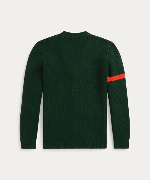 POLO RALPH LAUREN / ポロ ラルフ ローレン カーディガン・ボレロ | (ボーイズ 8才～20才)コットン Vネック レター カーディガン | 詳細1