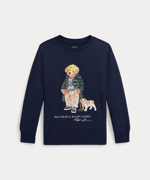 POLO RALPH LAUREN / ポロ ラルフ ローレン Tシャツ | (ボーイズ 2才～7才)Polo ベア コットン ロングスリーブ Tシャツ | 詳細1