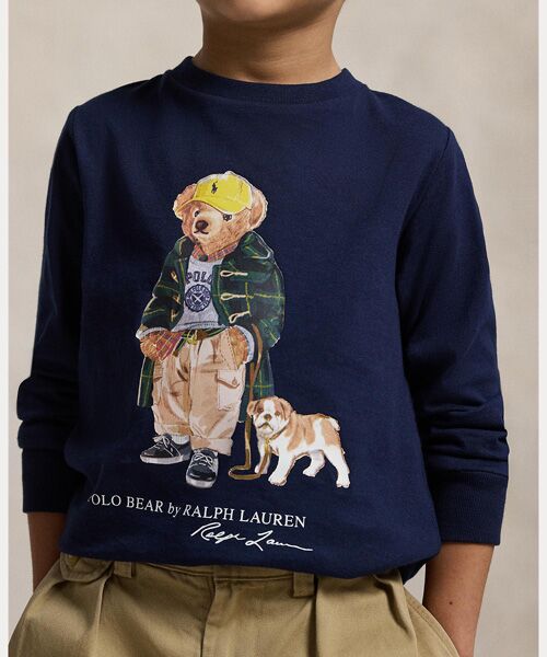 POLO RALPH LAUREN / ポロ ラルフ ローレン Tシャツ | (ボーイズ 2才～7才)Polo ベア コットン ロングスリーブ Tシャツ | 詳細4
