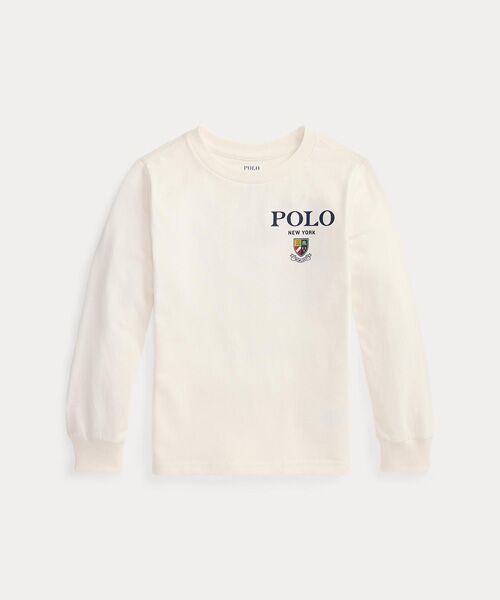 POLO RALPH LAUREN/ポロ ラルフ ローレン (ボーイズ 2才~7才)コットン ロングスリーブ グラフィック Tシャツ 100ホワイト 4 POLO RALPH LAUREN/ポロ ラルフ ローレン (ボーイズ 2才~7才)コットン ロングスリーブ グラフィック Tシャツ 100ホワイト 4