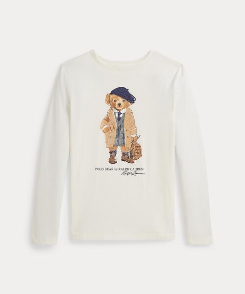 【新品未使用】Ralph Lauren ポロベア セットアップ 12M 80cm スリープウェアセットアップ フォールモーニングローブベア