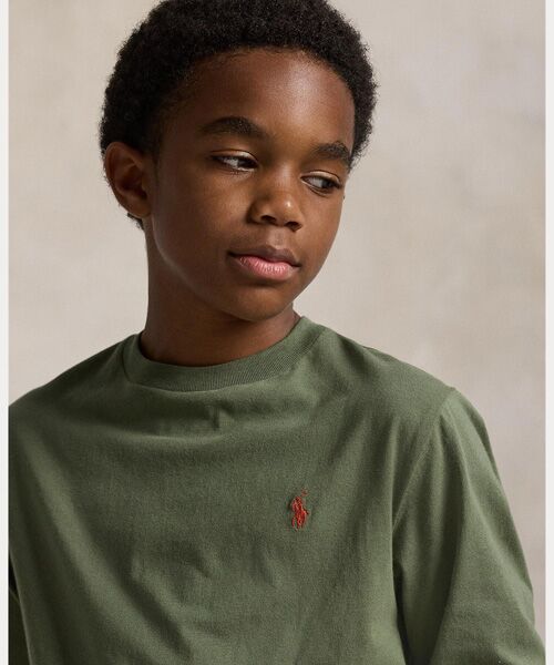 POLO RALPH LAUREN / ポロ ラルフ ローレン Tシャツ | (ボーイズ 8才~20才)コットン ジャージー ロングスリーブ Tシャツ | 詳細4