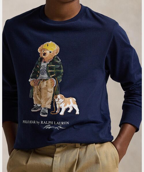 POLO RALPH LAUREN / ポロ ラルフ ローレン Tシャツ | (ボーイズ 8才～20才)Polo ベア コットン ロングスリーブ Tシャツ | 詳細4