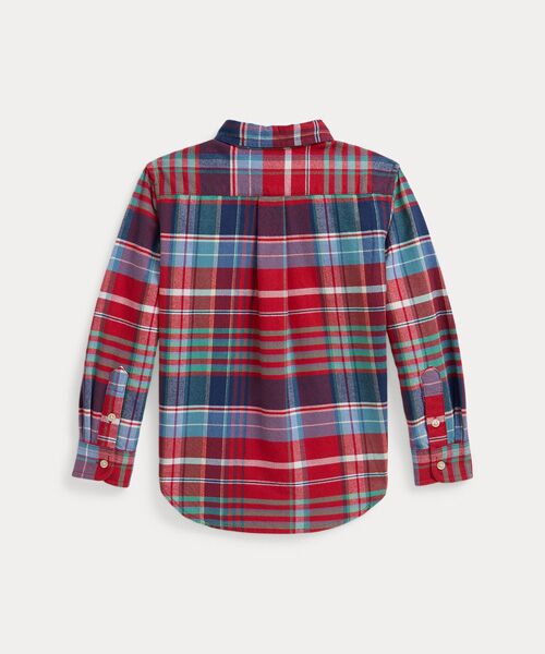 POLO RALPH LAUREN / ポロ ラルフ ローレン シャツ・ブラウス | (ボーイズ 2才~7才)チェック ブラッシュド コットン オックスフォード シャツ | 詳細1