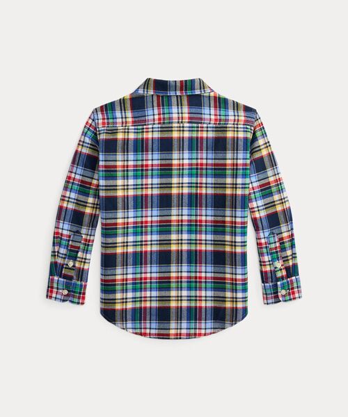 POLO RALPH LAUREN / ポロ ラルフ ローレン シャツ・ブラウス | (ボーイズ 2才～7才)チェック ブラッシュド コットン オックスフォード ワークシャツ | 詳細1