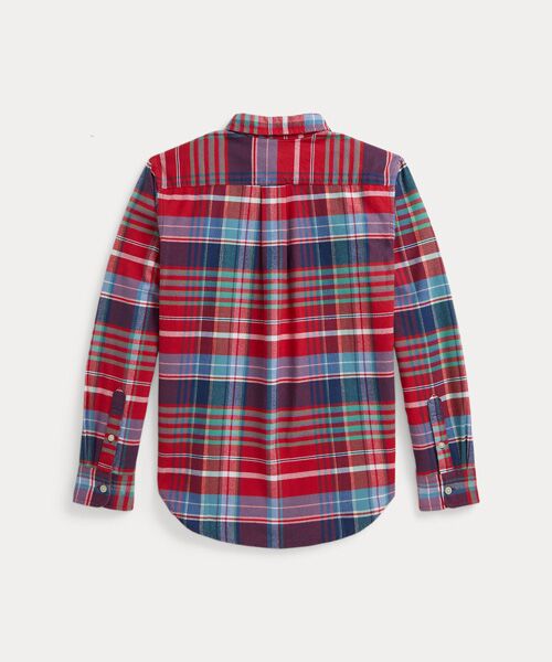 POLO RALPH LAUREN / ポロ ラルフ ローレン シャツ・ブラウス | (ボーイズ 8才～20才)チェック ブラッシュド コットン オックスフォード シャツ | 詳細1