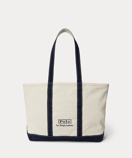 美品！ラルフローレンRalph Laurenキャンバストートバッグ新品未使用！ POLO RALPH LAUREN(ポロ ラルフ ローレン)のCOTTON CANVAS