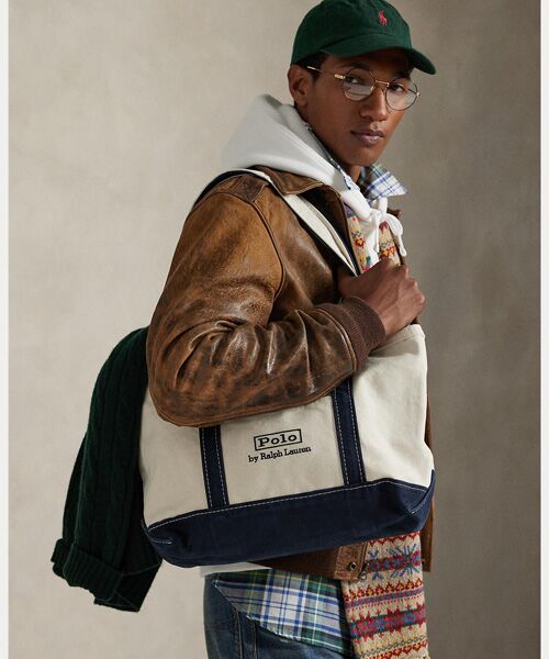 POLO RALPH LAUREN / ポロ ラルフ ローレン トートバッグ | ロゴ キャンバス スモール トート | 詳細6