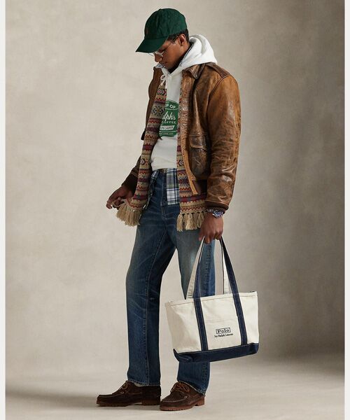 POLO RALPH LAUREN / ポロ ラルフ ローレン トートバッグ | ロゴ キャンバス スモール トート | 詳細5