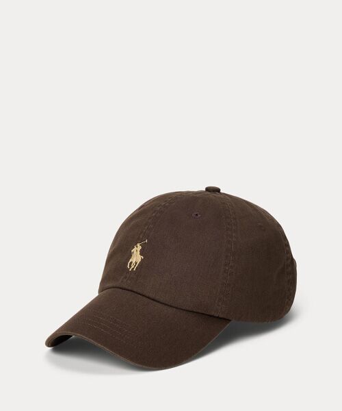 POLO RALPH LAUREN/ポロ ラルフ ローレン コットン チノ ボール キャップ 201ブラウン ONE POLO RALPH LAUREN/ポロ ラルフ ローレン コットン チノ ボール キャップ 201ブラウン ONE