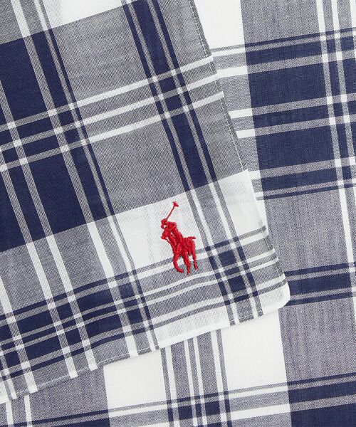 POLO RALPH LAUREN / ポロ ラルフ ローレン ハンカチ | チェック リネンコットン ハンカチーフ | 詳細2