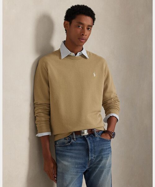 POLO RALPH LAUREN/ポロ ラルフ ローレン ループバック テリー スウェットシャツ 250ブラウン S POLO RALPH LAUREN/ポロ ラルフ ローレン ループバック テリー スウェットシャツ 250ブラウン S