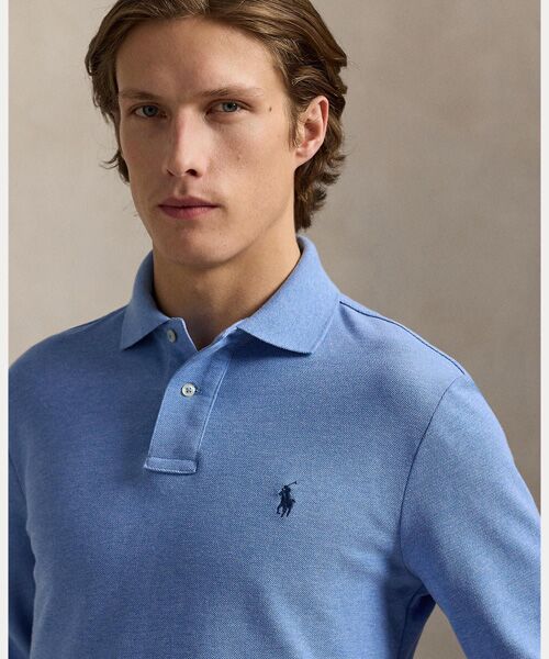 POLO RALPH LAUREN / ポロ ラルフ ローレン ポロシャツ | カスタム スリム ロングスリーブ ポロシャツ | 詳細4