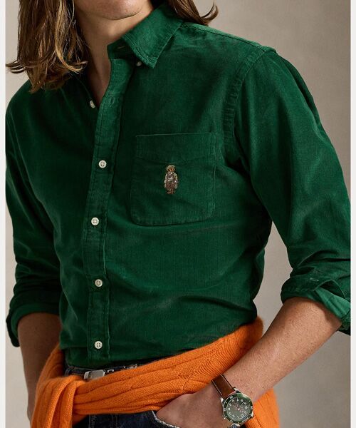 POLO RALPH LAUREN / ポロ ラルフ ローレン シャツ・ブラウス | クラシック フィット Polo ベア コーデュロイ シャツ | 詳細4