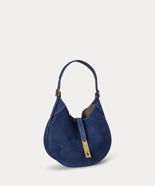 POLO RALPH LAUREN / ポロ ラルフ ローレン ショルダーバッグ | Polo ID スエード スモール ショルダー バッグ | 詳細1