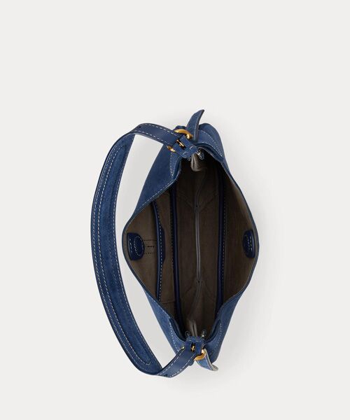 POLO RALPH LAUREN / ポロ ラルフ ローレン ショルダーバッグ | Polo ID スエード スモール ショルダー バッグ | 詳細3