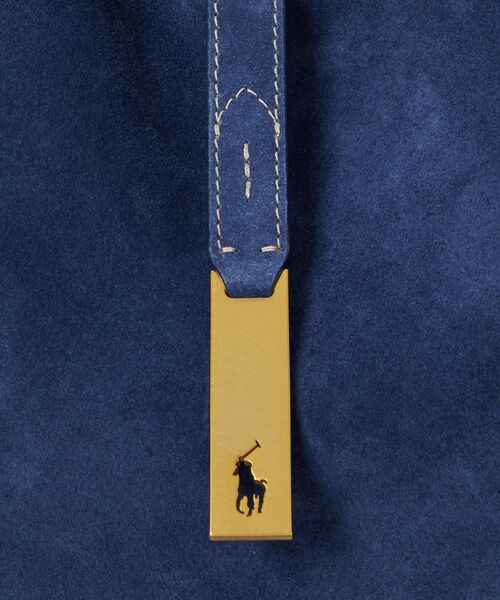 POLO RALPH LAUREN / ポロ ラルフ ローレン ショルダーバッグ | Polo ID スエード スモール ショルダー バッグ | 詳細4