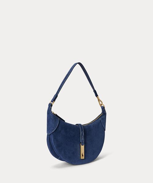 POLO RALPH LAUREN / ポロ ラルフ ローレン ショルダーバッグ | Polo ID スエード ミニ ショルダー バッグ | 詳細1