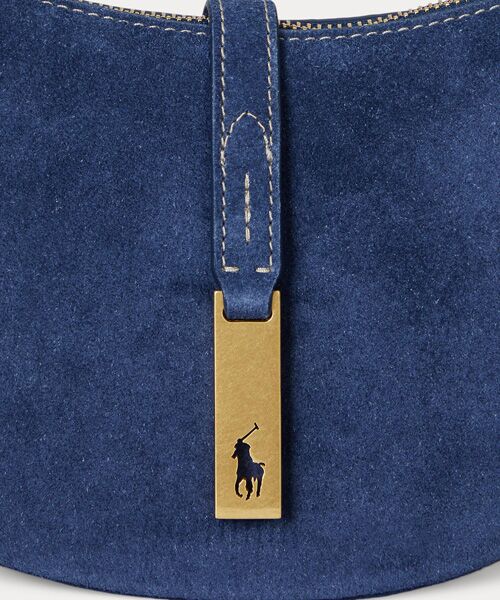 POLO RALPH LAUREN / ポロ ラルフ ローレン ショルダーバッグ | Polo ID スエード ミニ ショルダー バッグ | 詳細4