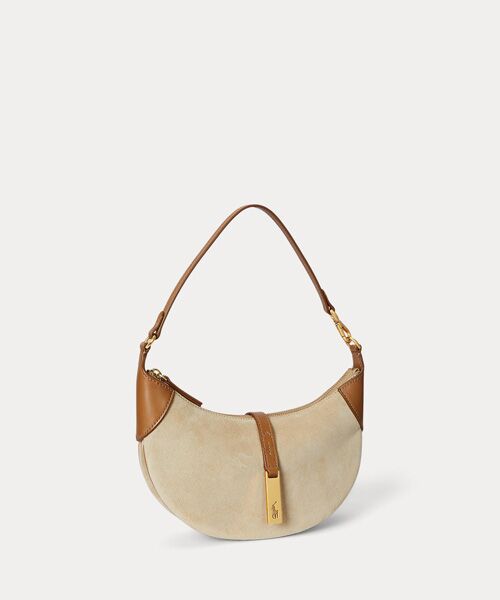 POLO RALPH LAUREN / ポロ ラルフ ローレン ショルダーバッグ | Polo ID スエード ミニ ショルダー バッグ | 詳細1