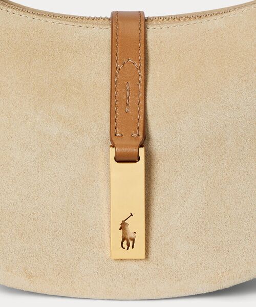 POLO RALPH LAUREN / ポロ ラルフ ローレン ショルダーバッグ | Polo ID スエード ミニ ショルダー バッグ | 詳細4