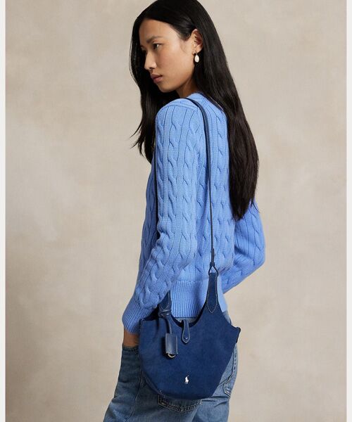 POLO RALPH LAUREN / ポロ ラルフ ローレン トートバッグ | Polo Play スエード スモール トート & クロスボディ | 詳細6