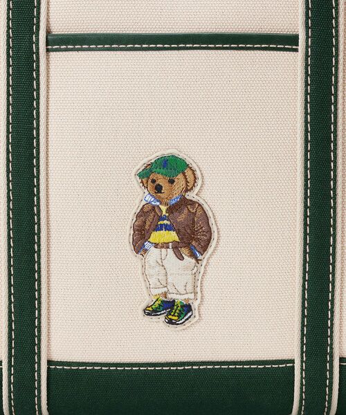 POLO RALPH LAUREN / ポロ ラルフ ローレン トートバッグ | Polo ベア キャンバス スモール ショッパー トート | 詳細4
