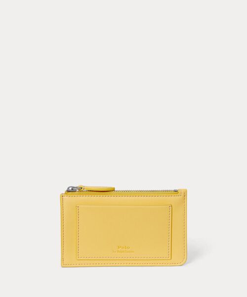 POLO RALPH LAUREN / ポロ ラルフ ローレン カードケース・名刺入れ・定期入れ | Polo ベア レザー ジップ カード ケース | 詳細1