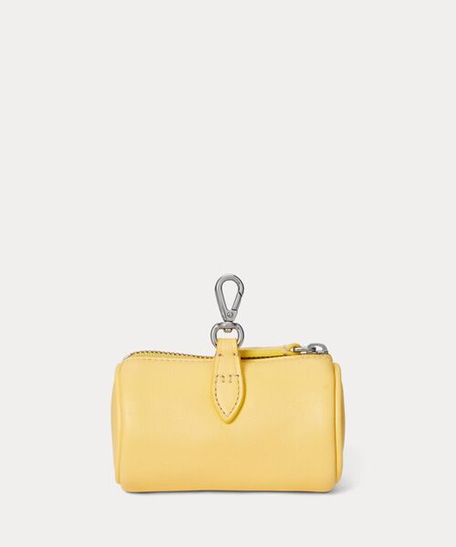 POLO RALPH LAUREN / ポロ ラルフ ローレン ポーチ | Polo ベア レザー シリンダー コイン ポーチ | 詳細1