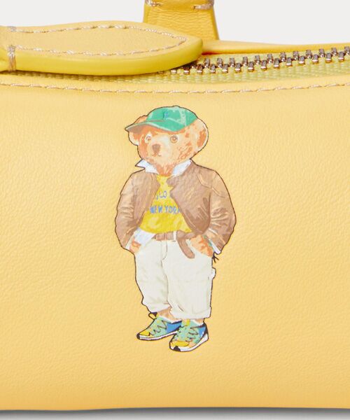 POLO RALPH LAUREN / ポロ ラルフ ローレン ポーチ | Polo ベア レザー シリンダー コイン ポーチ | 詳細2
