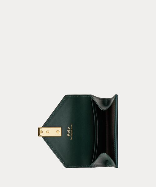 Polo ID レザー フォールドオーバー カード ケース （カード