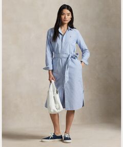 POLO RALPHLAUREN ラルフ リネン ショートスリーブシャツドレス セール】リネン ショートスリーブ シャツドレス（シャツ