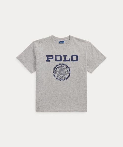 POLO RALPH LAUREN / ポロ ラルフ ローレン Tシャツ | ロゴ クレスト コットン ジャージー クルーネック Tシャツ | 詳細1