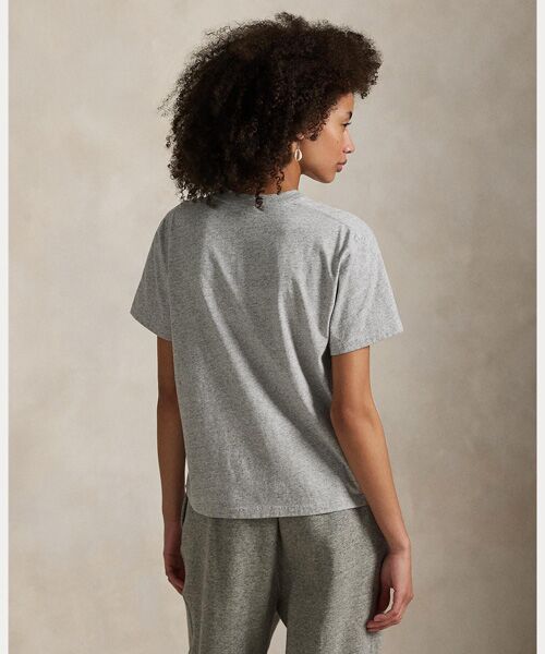 POLO RALPH LAUREN / ポロ ラルフ ローレン Tシャツ | ロゴ クレスト コットン ジャージー クルーネック Tシャツ | 詳細3