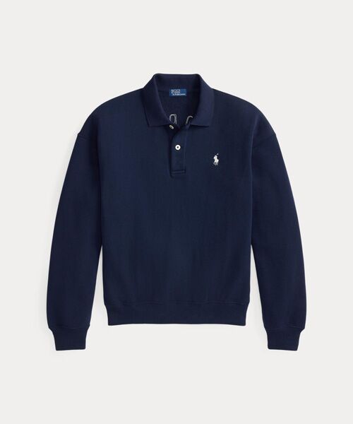 ポロラルフローレン　ロゴフリーススウェットシャツ　XSサイズ　人気完売品　美品 POLO RALPH LAUREN トレーナー スウェット ロゴ フリース