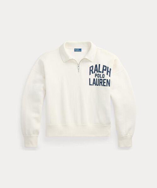 ロゴ フリース クォータージップ （スウェット）｜POLO RALPH