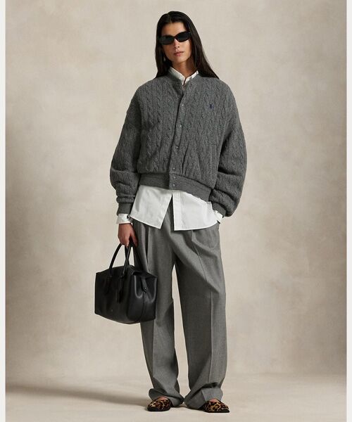 POLO RALPH LAUREN / ポロ ラルフ ローレン その他アウター | ケーブルニット ウールカシミヤ ボンバー ジャケット | 詳細2