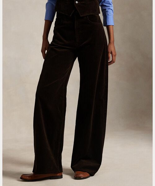 POLO RALPH LAUREN / ポロ ラルフ ローレン その他パンツ | コットン コーデュロイ ワイドレッグ パンツ | 詳細2